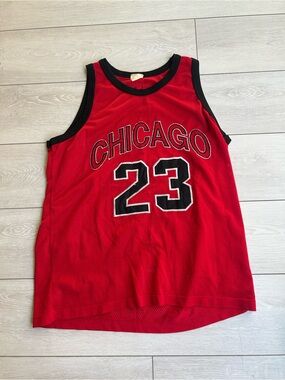Chicago 23 Red Men’s Basketball Jersey Tank Top